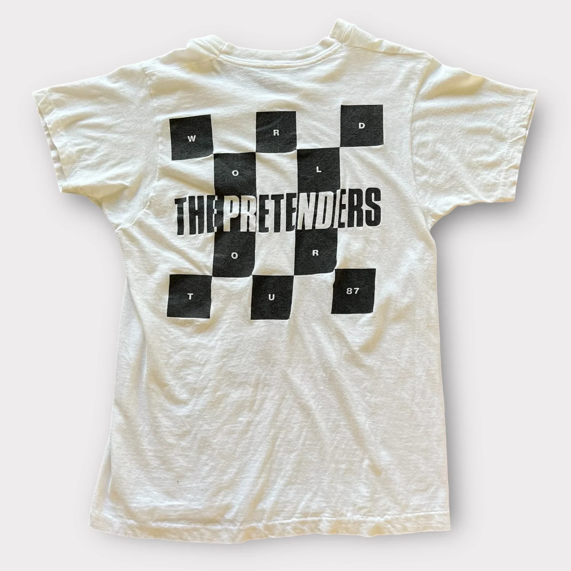 1987 The Pretenders Vintage Tour Band Tee Shirt - Image 2