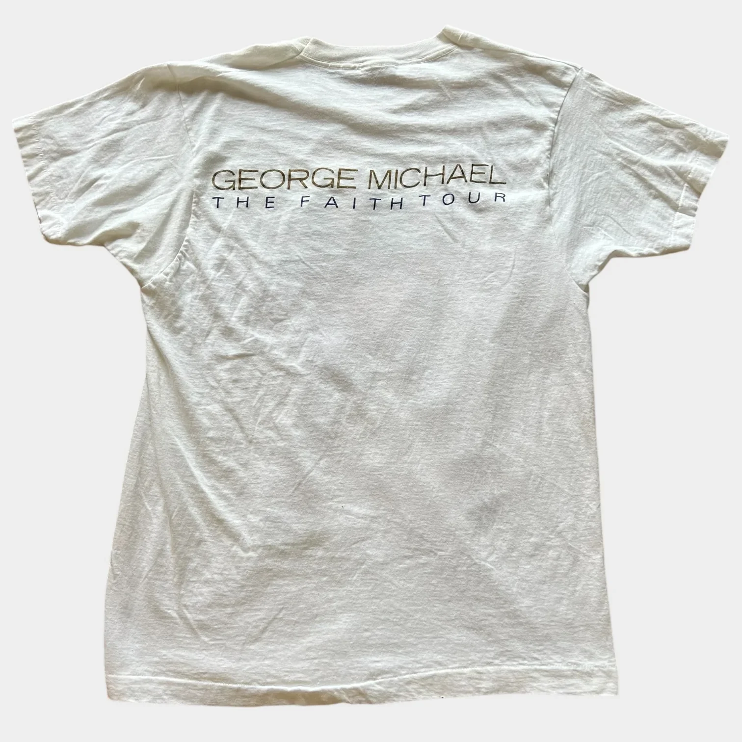 1988 George Michael "Faith" Tour Vintage Band Tee Shirt - Image 2