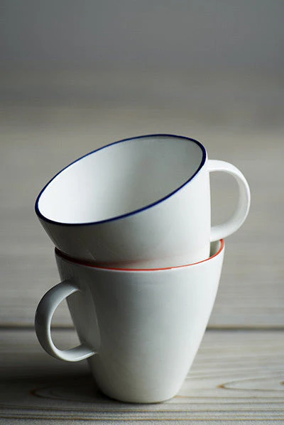 Abbesses Mug Grey Rim - Set of 4 - Image 7