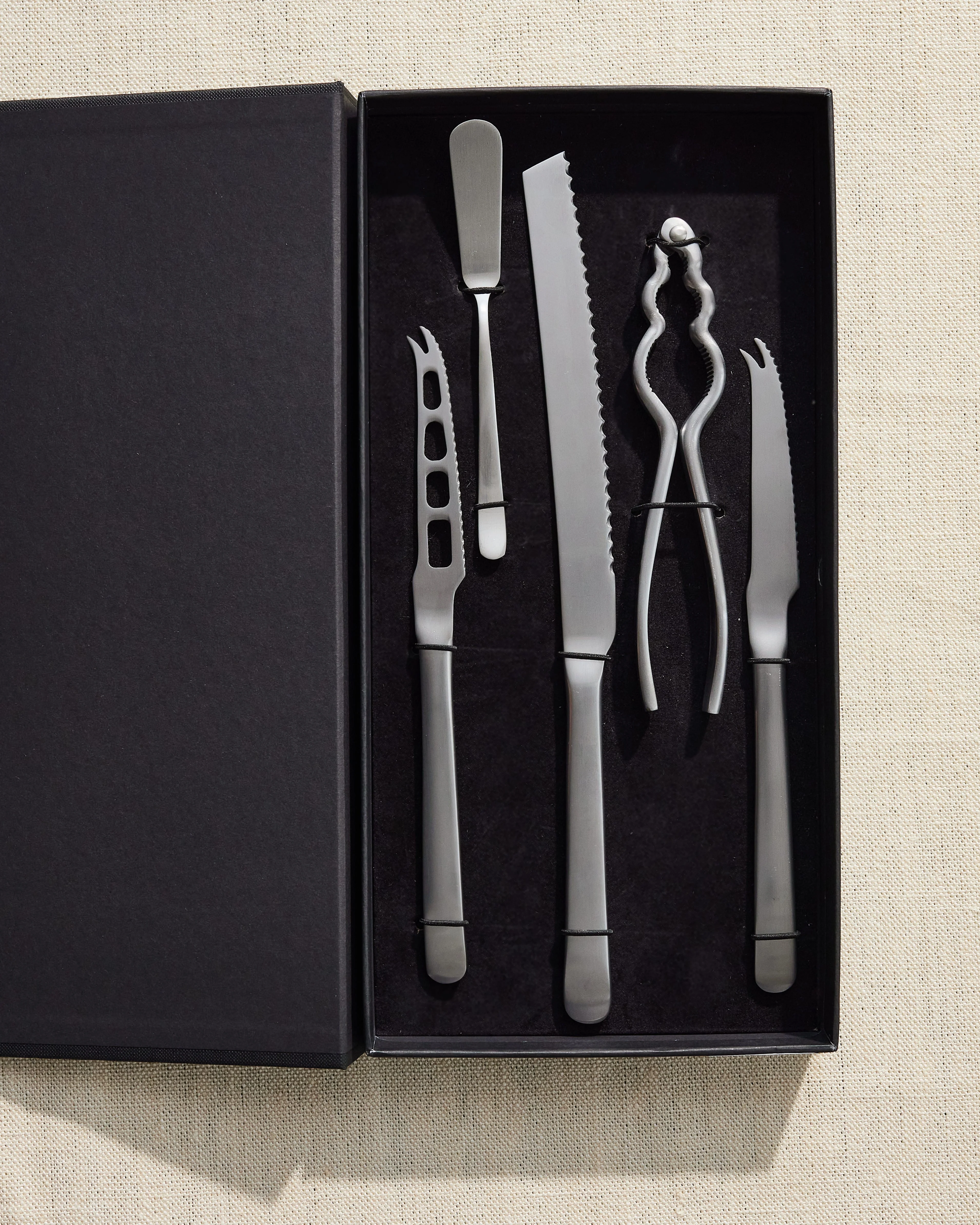Canvas Classic 5-Piece Appetizer Gift Set in Brushed Stainless Steel - Image 2