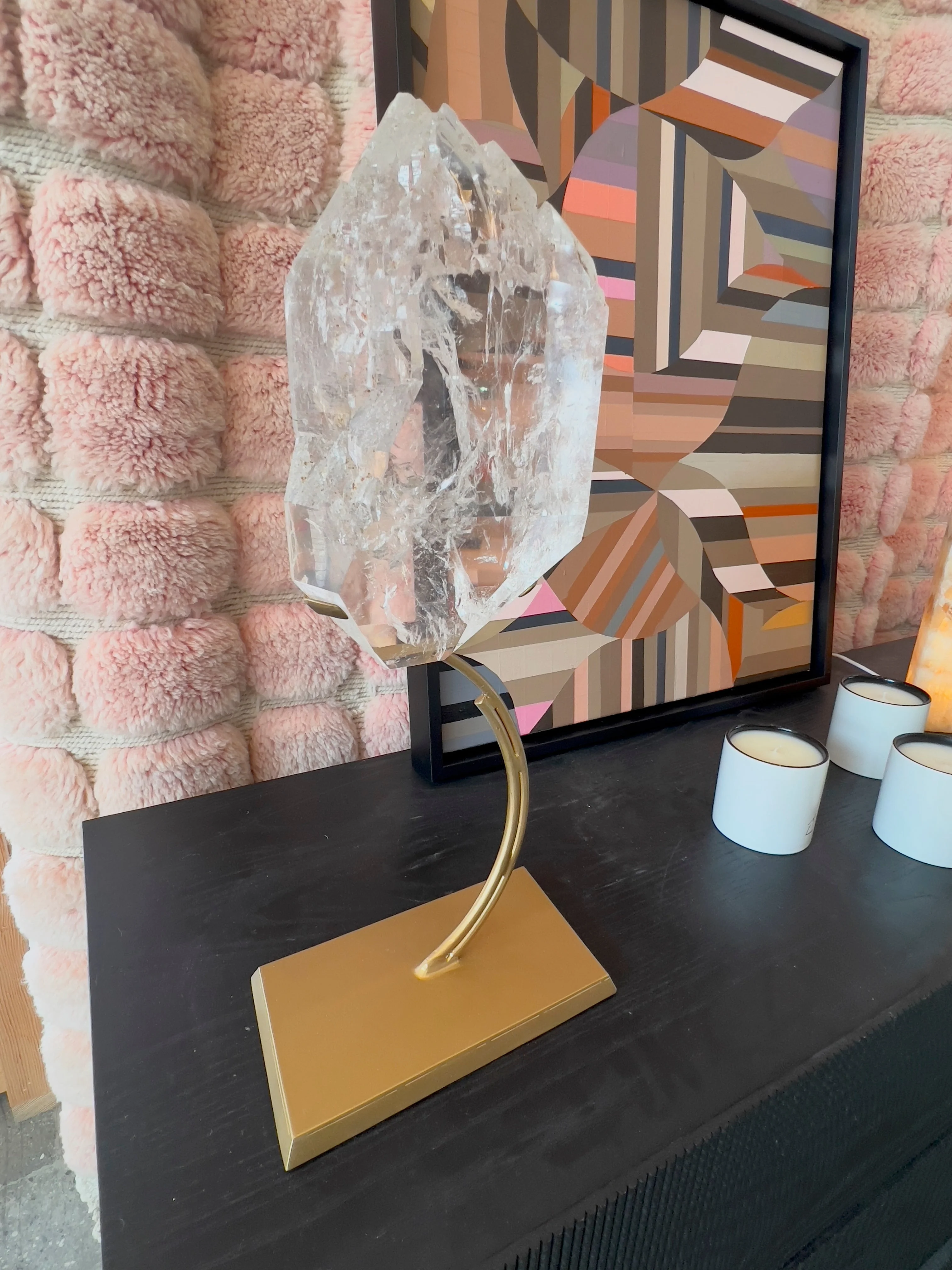 Clear Quartz Cathedral on Stand - Image 6