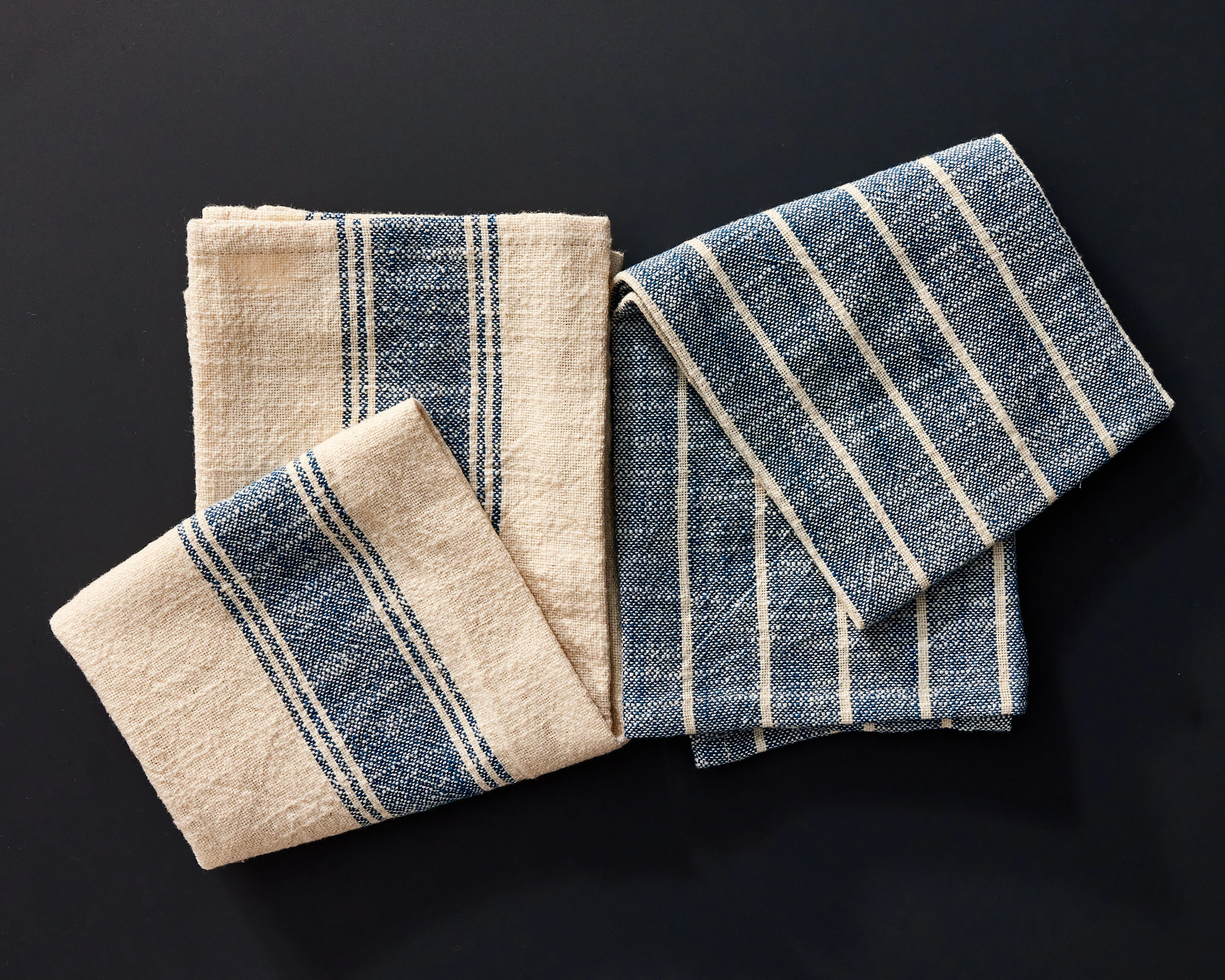 Cotton Indigo Tea Towel - Set of 2 - Image 2