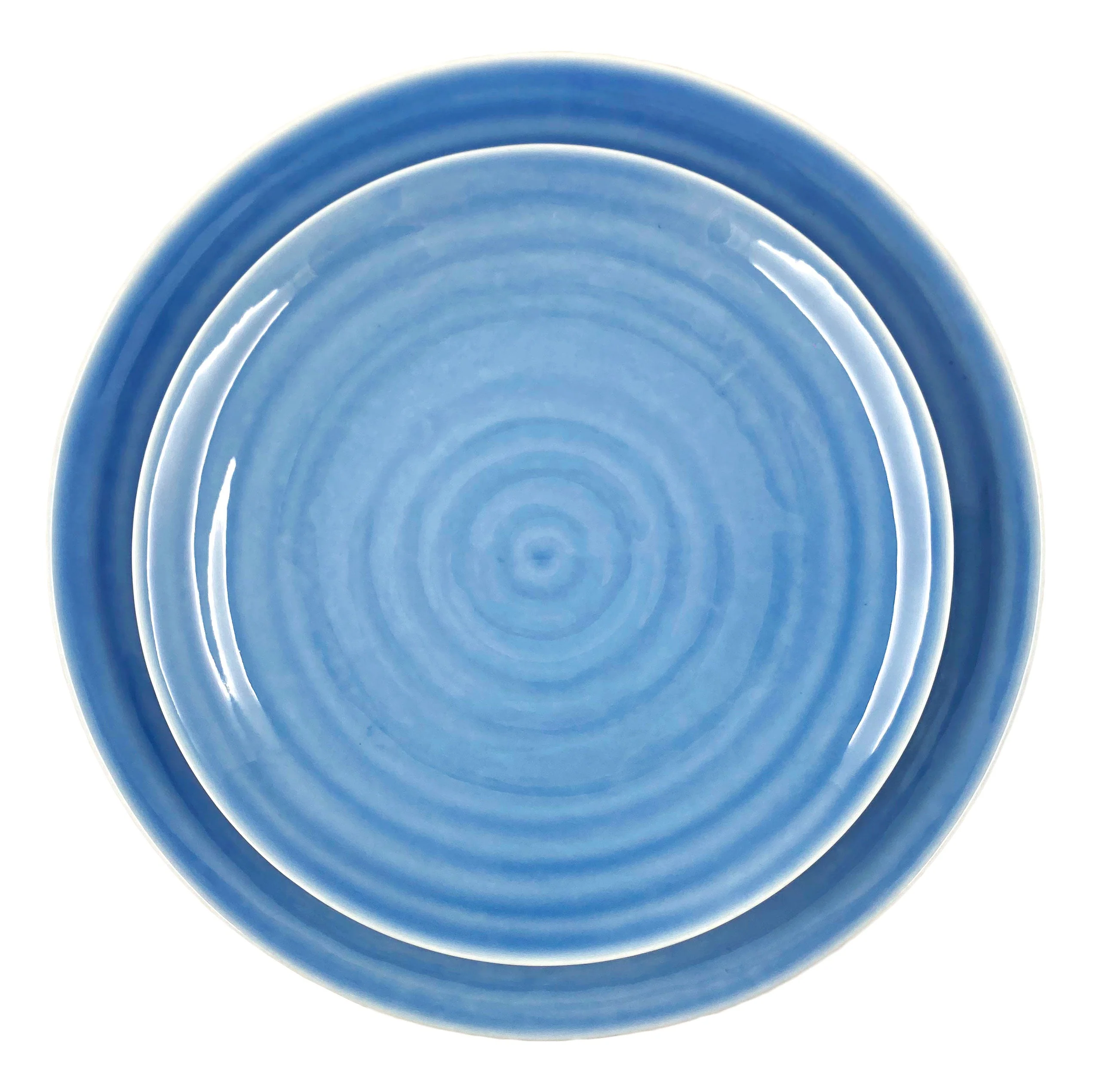 Daniel Smith Dinner Plate - Set of 4 - Blue - Image 4