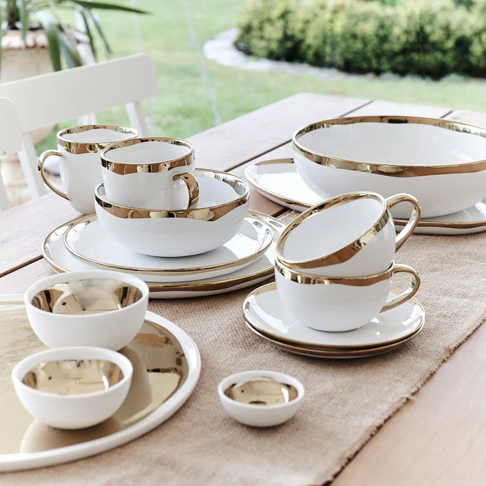 Dauville 5-Piece Service for 1 - Gold - Image 4