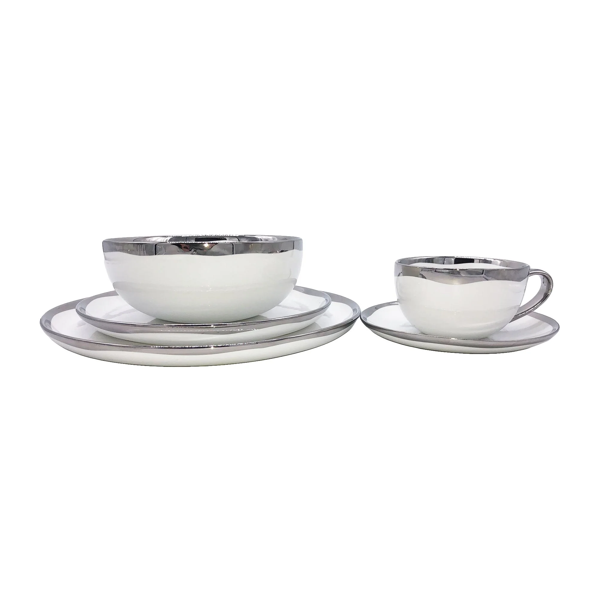 Dauville 5-Piece Service for 1 - Platinum - Image 2