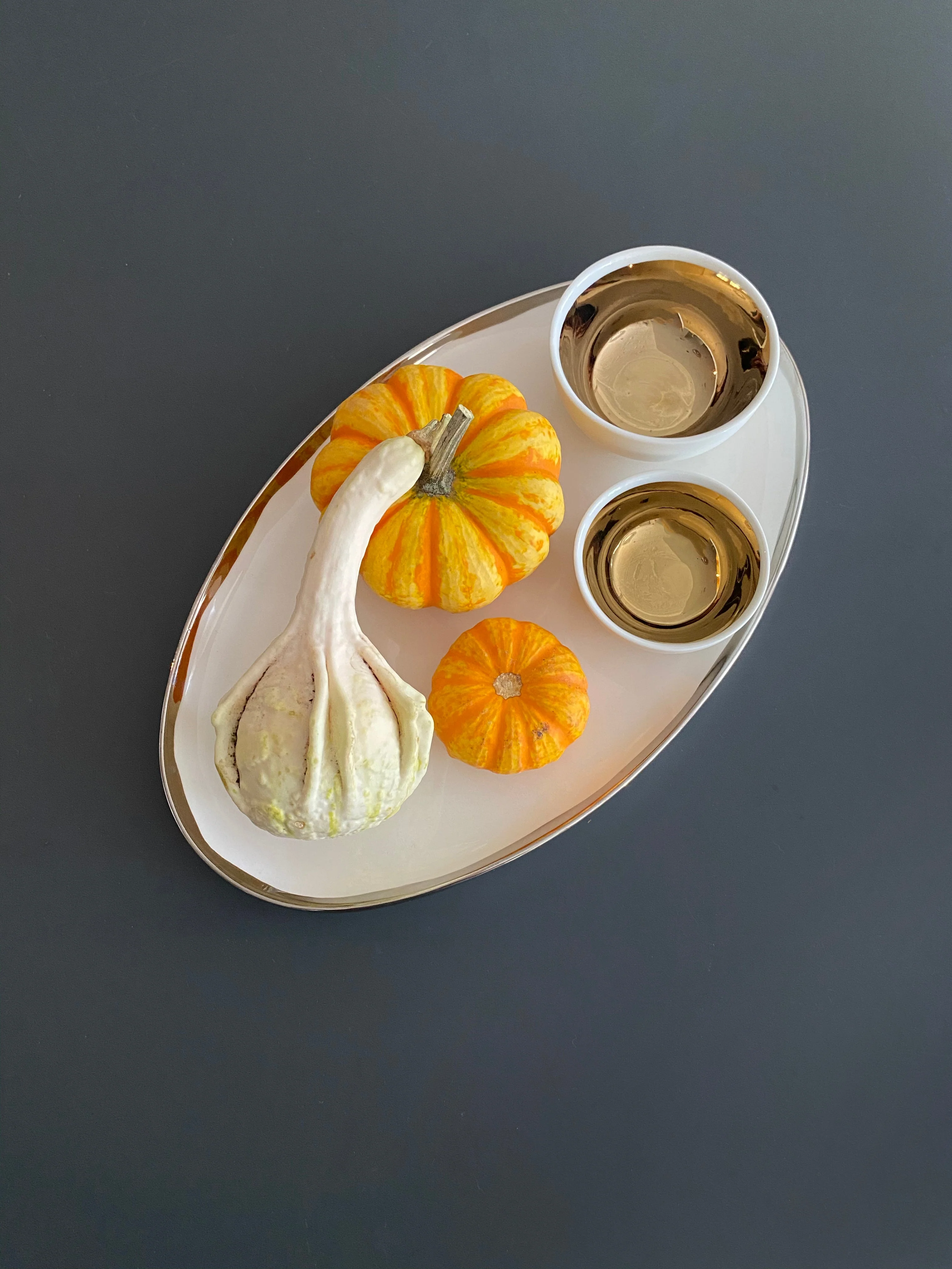Dauville Platter in Platinum - Image 3