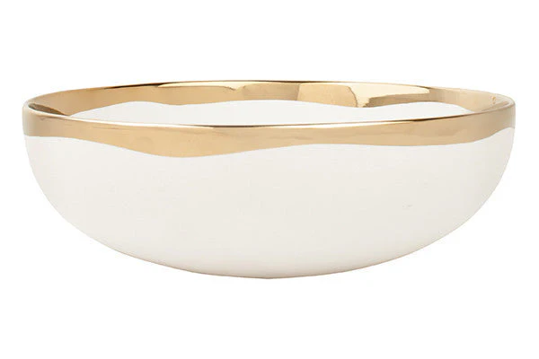 Dauville Serving Bowl in Gold