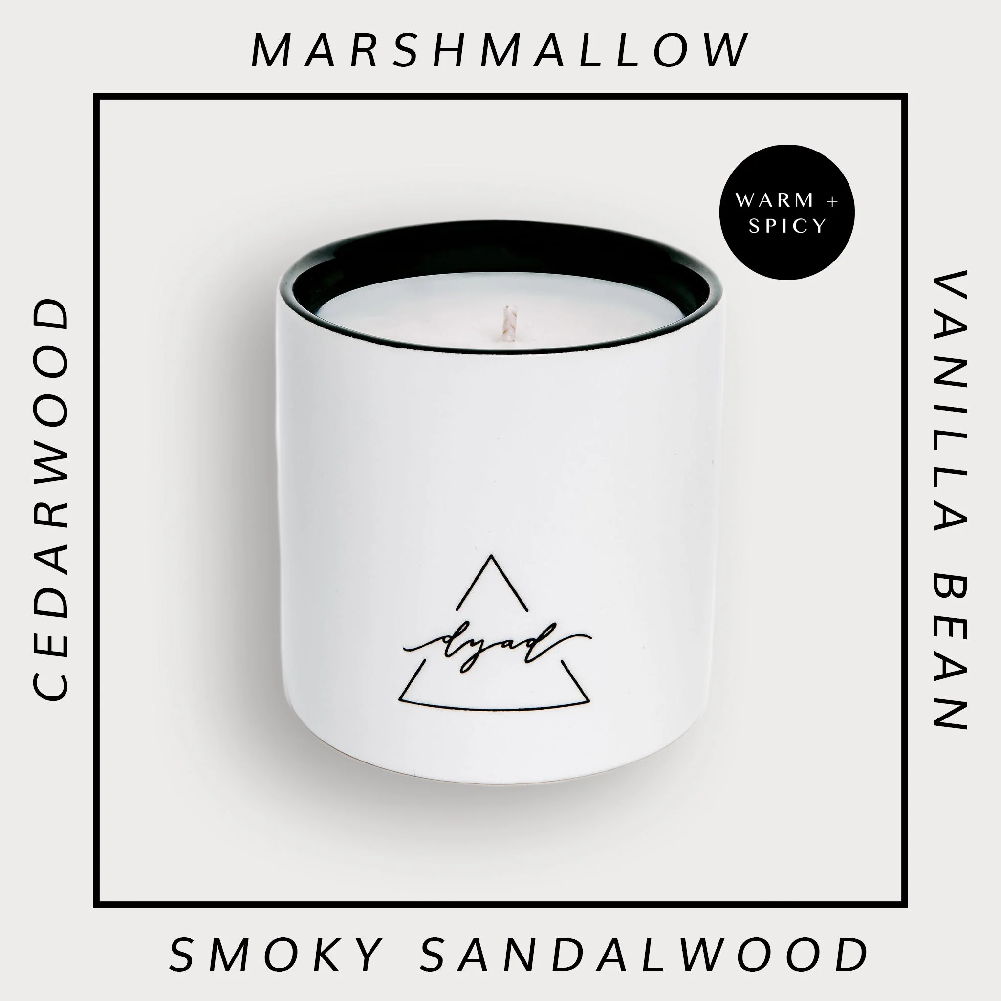 Smoke + Mirrors | Hand-Poured Ceramic Candle - Image 3
