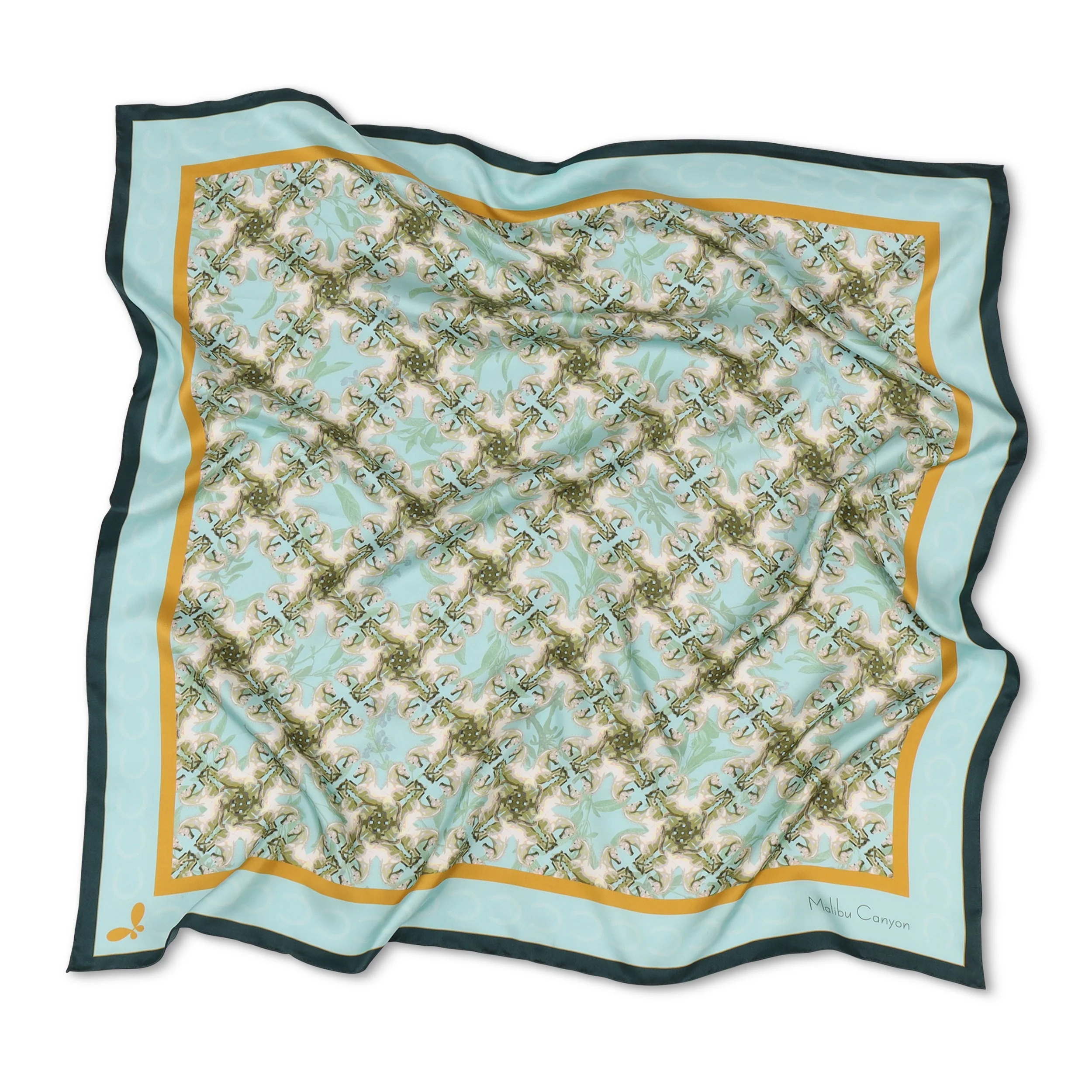 Henelle Large Silk Scarf - Image 12