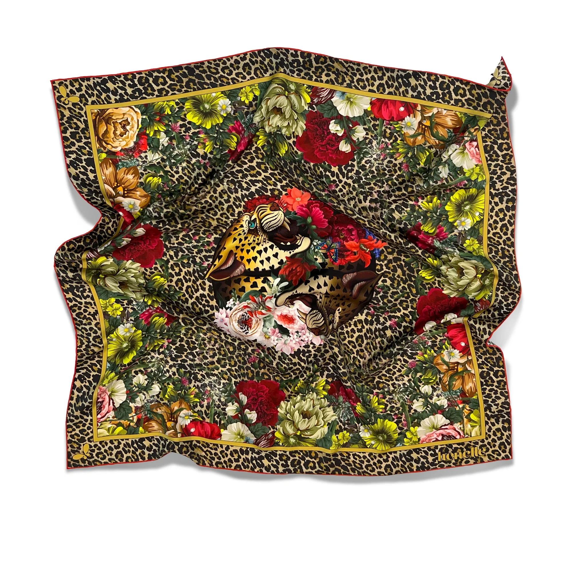 Henelle Large Silk Scarf - Image 24