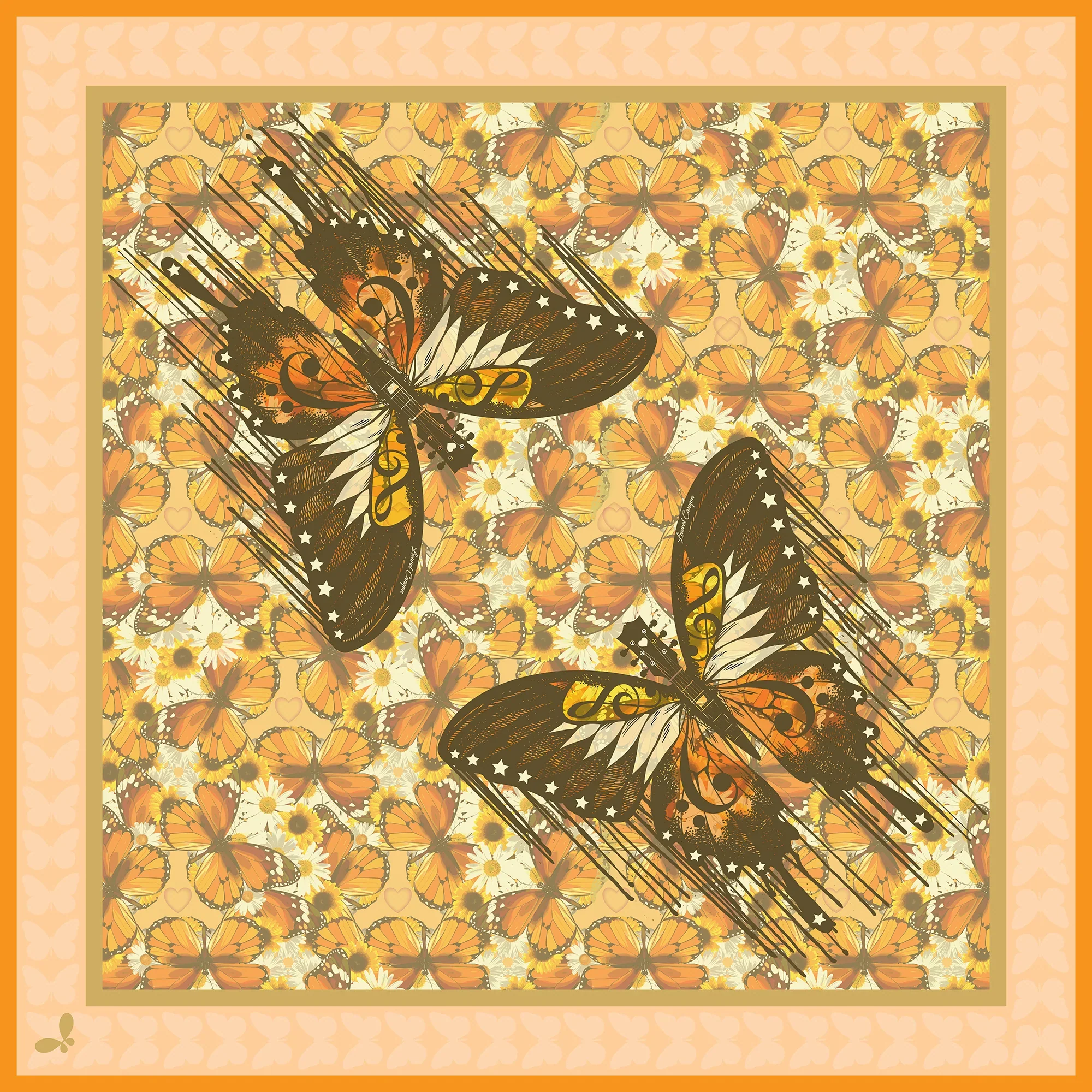 Henelle Large Silk Scarf - Image 30