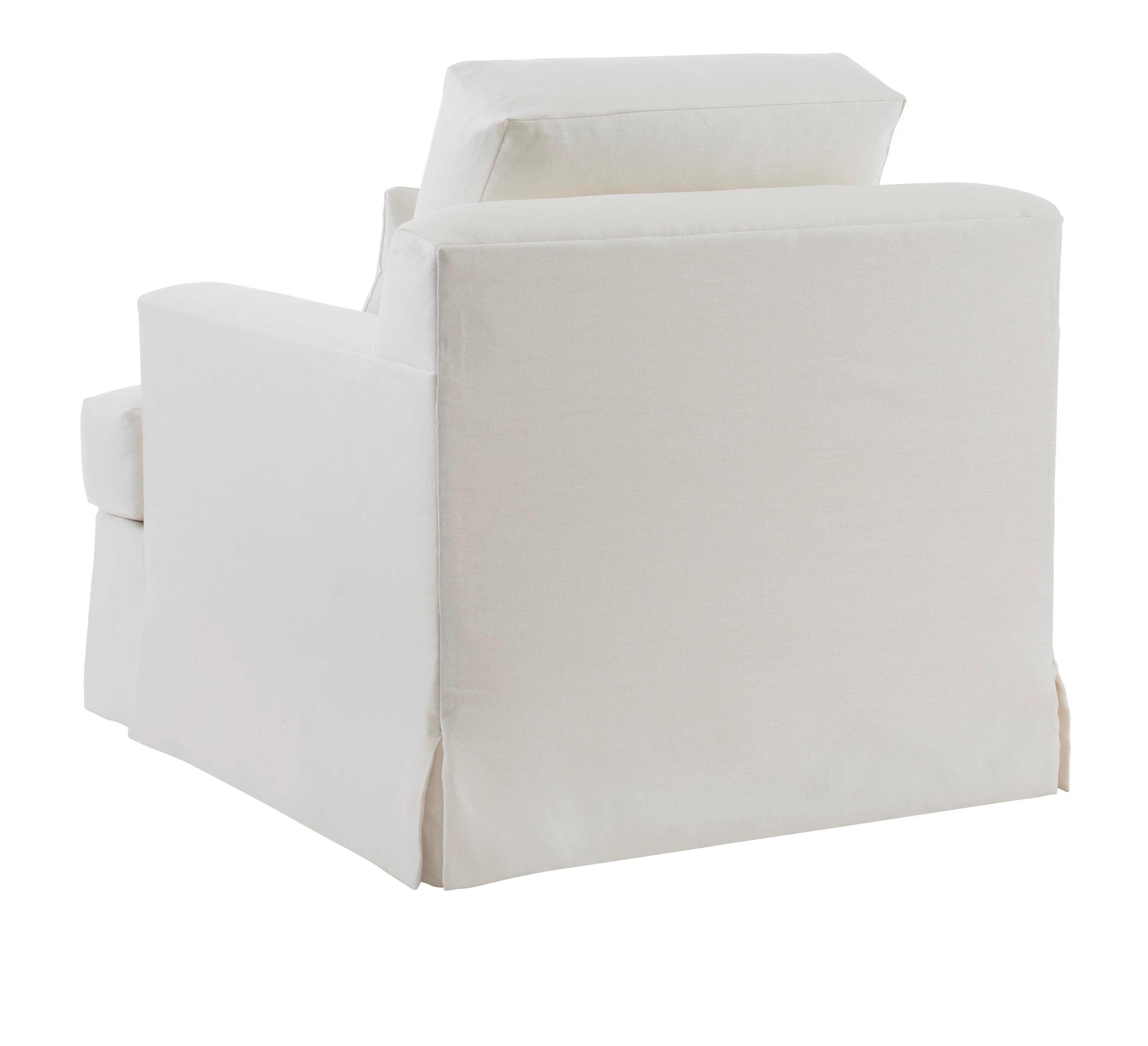 Jacques Skirted Swivel Chair - Image 4