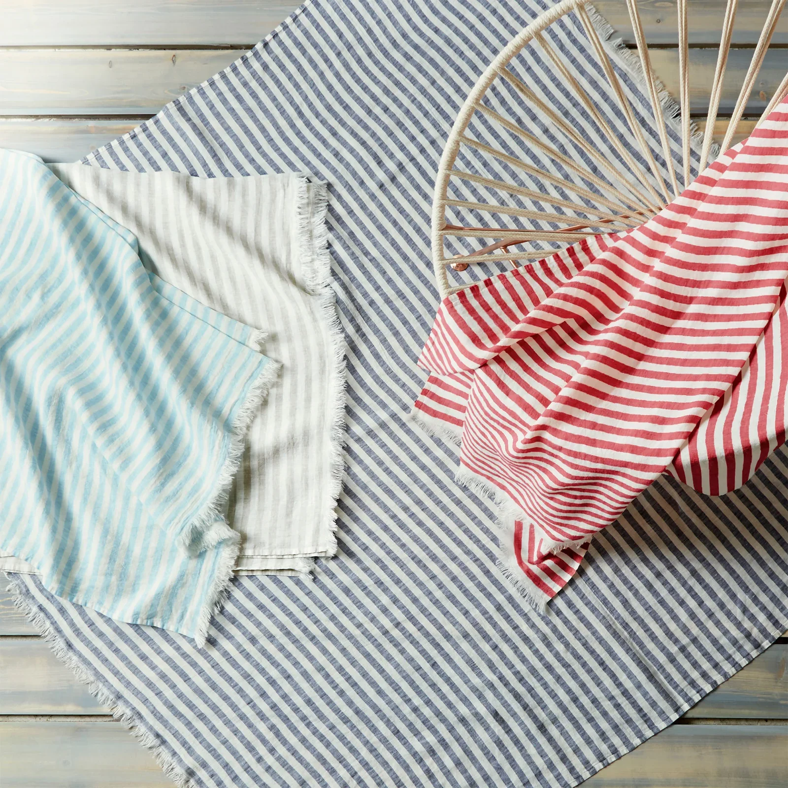 Holbox Linen Beach Blanket - Image 2