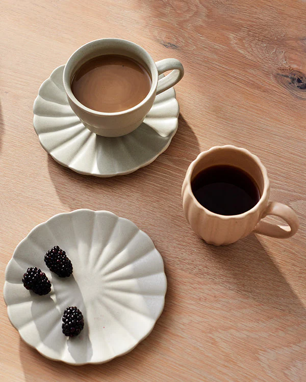 Lafayette Pearl White Coffee Mug - Set of 4 - Image 4