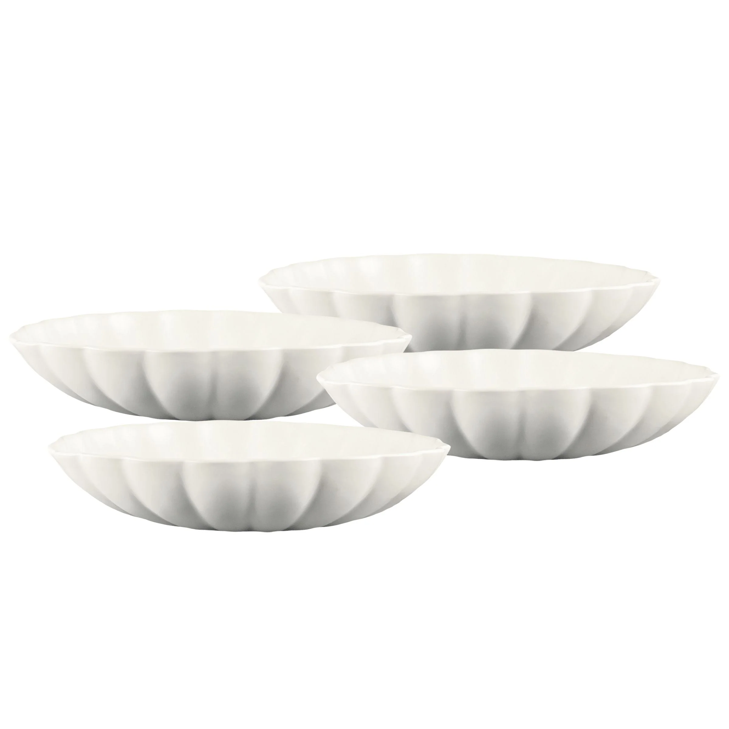 Lafayette Pearl White Pasta Bowl - Set of 4 - Image 5