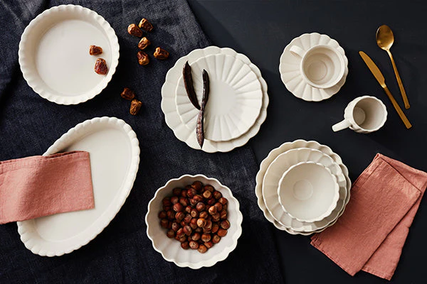 Lafayette Pearl White Salad Bowl - Set of 4 - Image 6