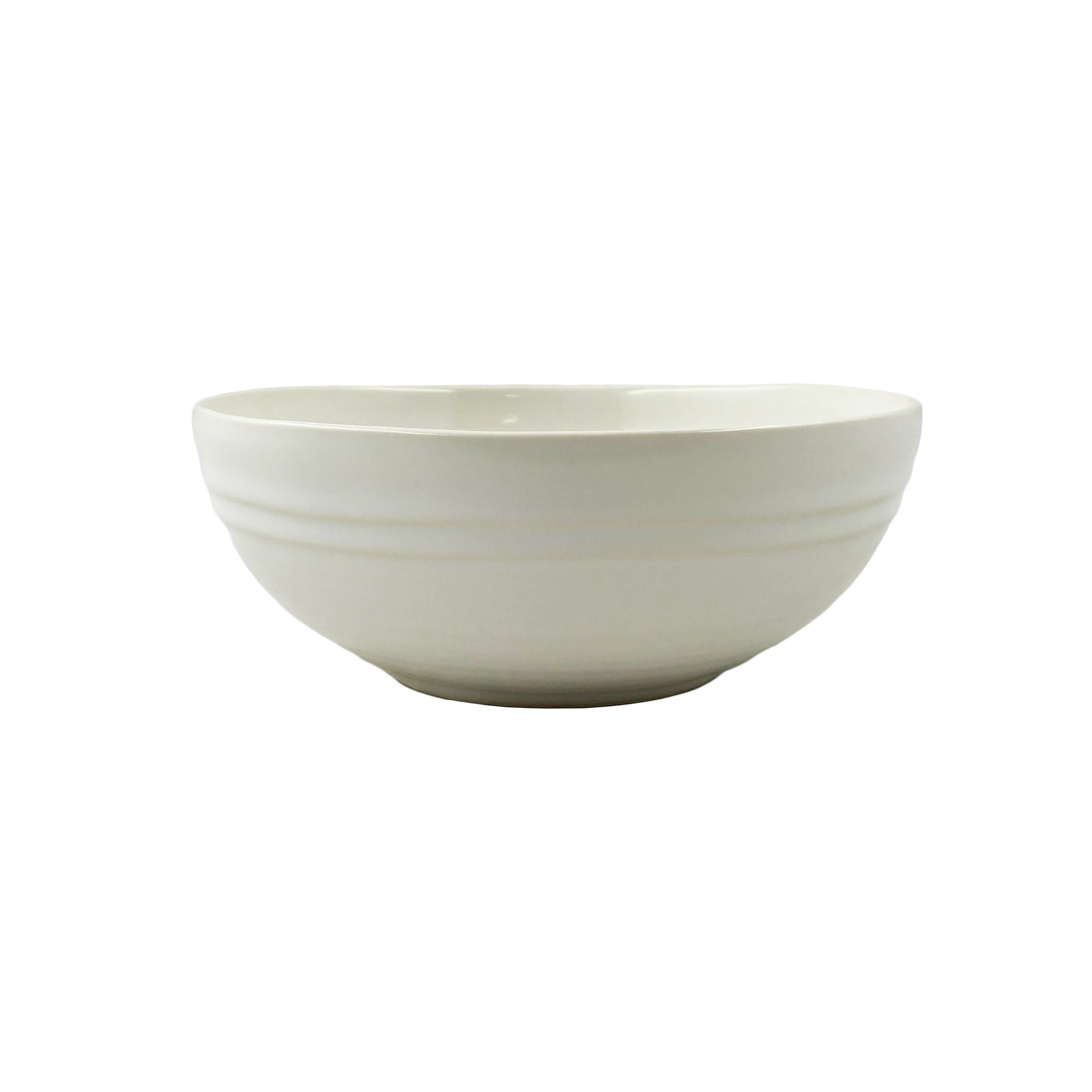 Lines Cereal Bowl - White/White - Set of 4
