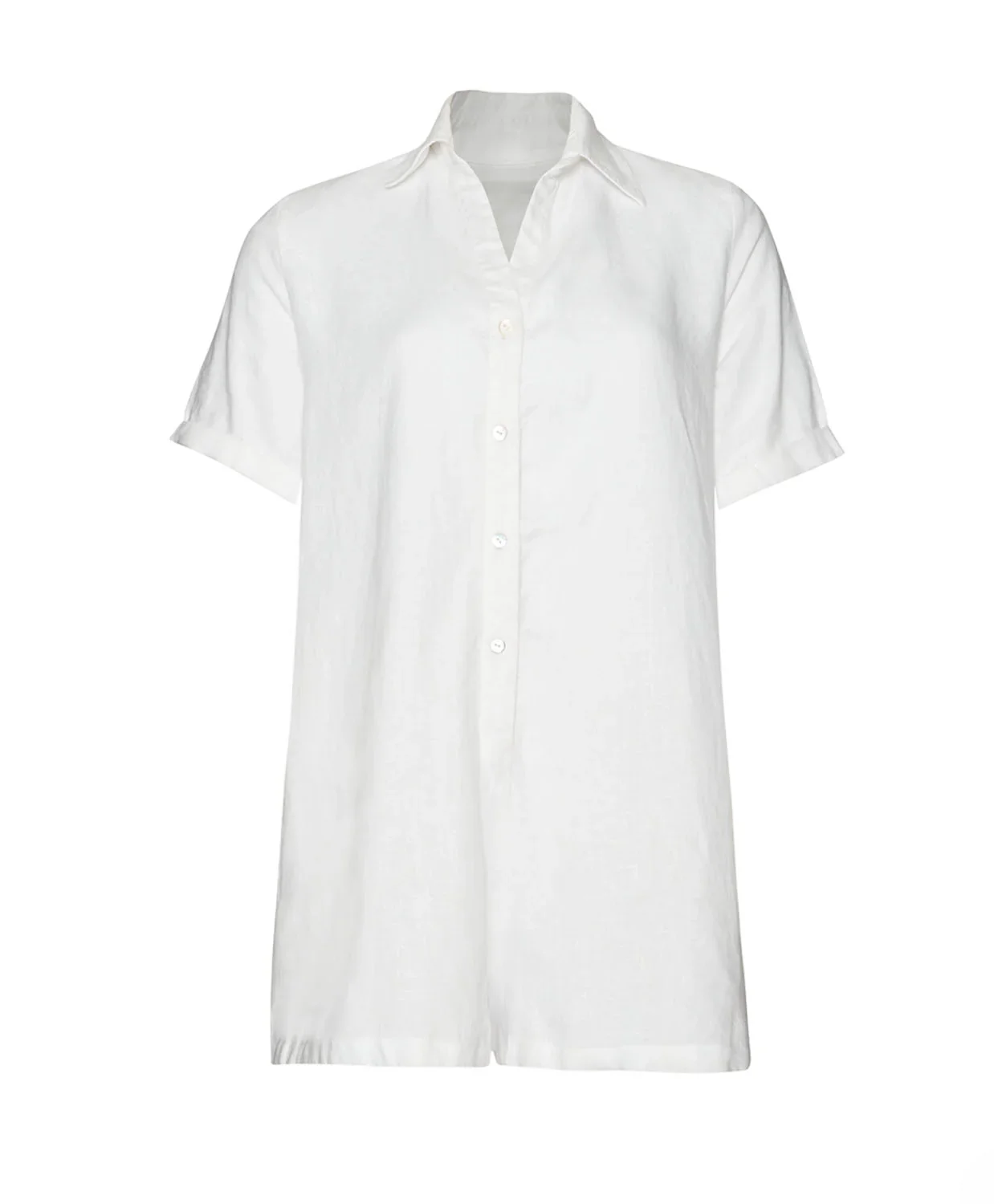 Maggie Linen Romper