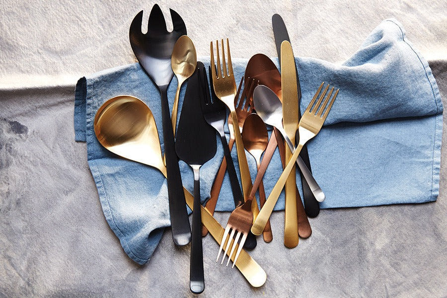 Oslo Cutlery Set in Matte Gold - Image 7