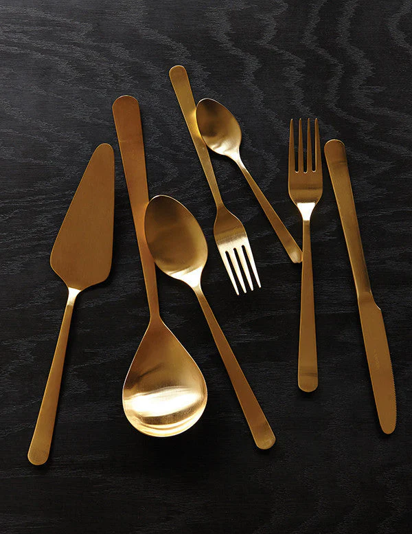 Oslo Serving Spoon in Stainless Steel - 2pc - Image 5