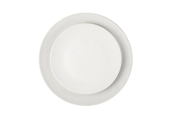Pinch Dinner Plate in White - Set of 4 - Image 2