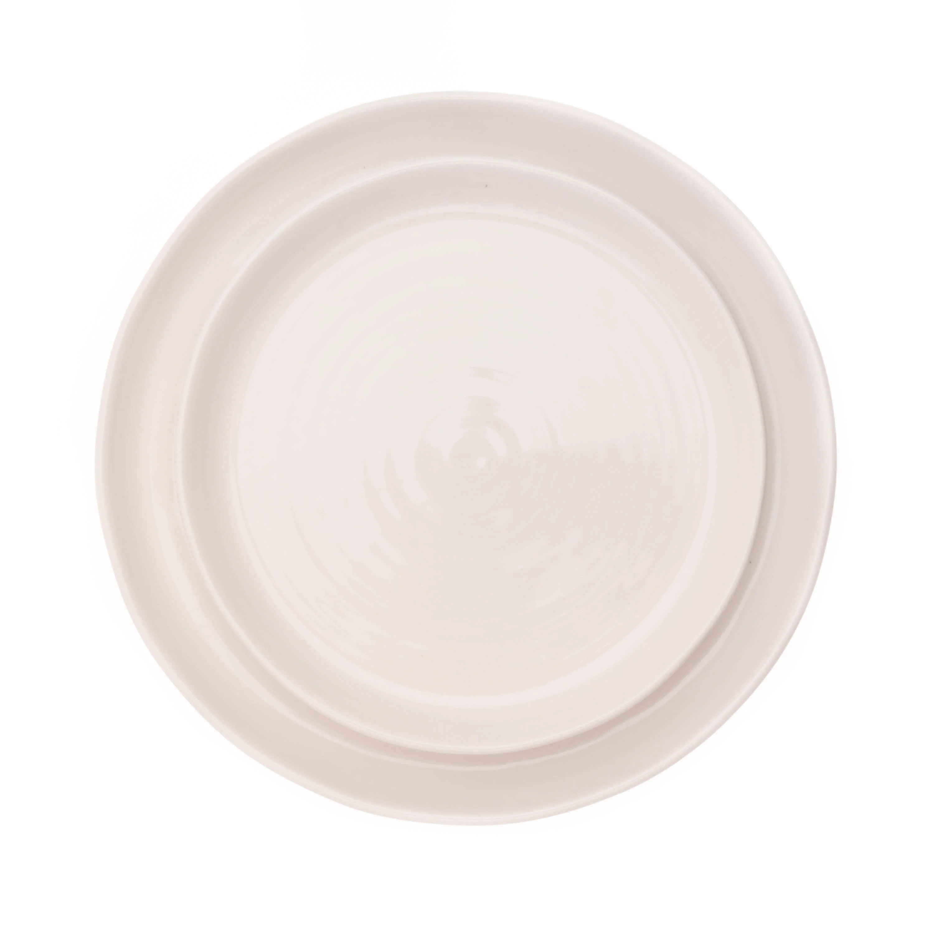 Pinch Salad Plate in White - Set of 4 - Image 2