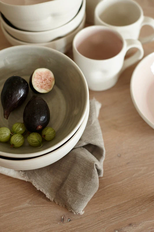 Pinch White Stoneware 4 Piece Dinnerware Set, Service For 1 - Image 11