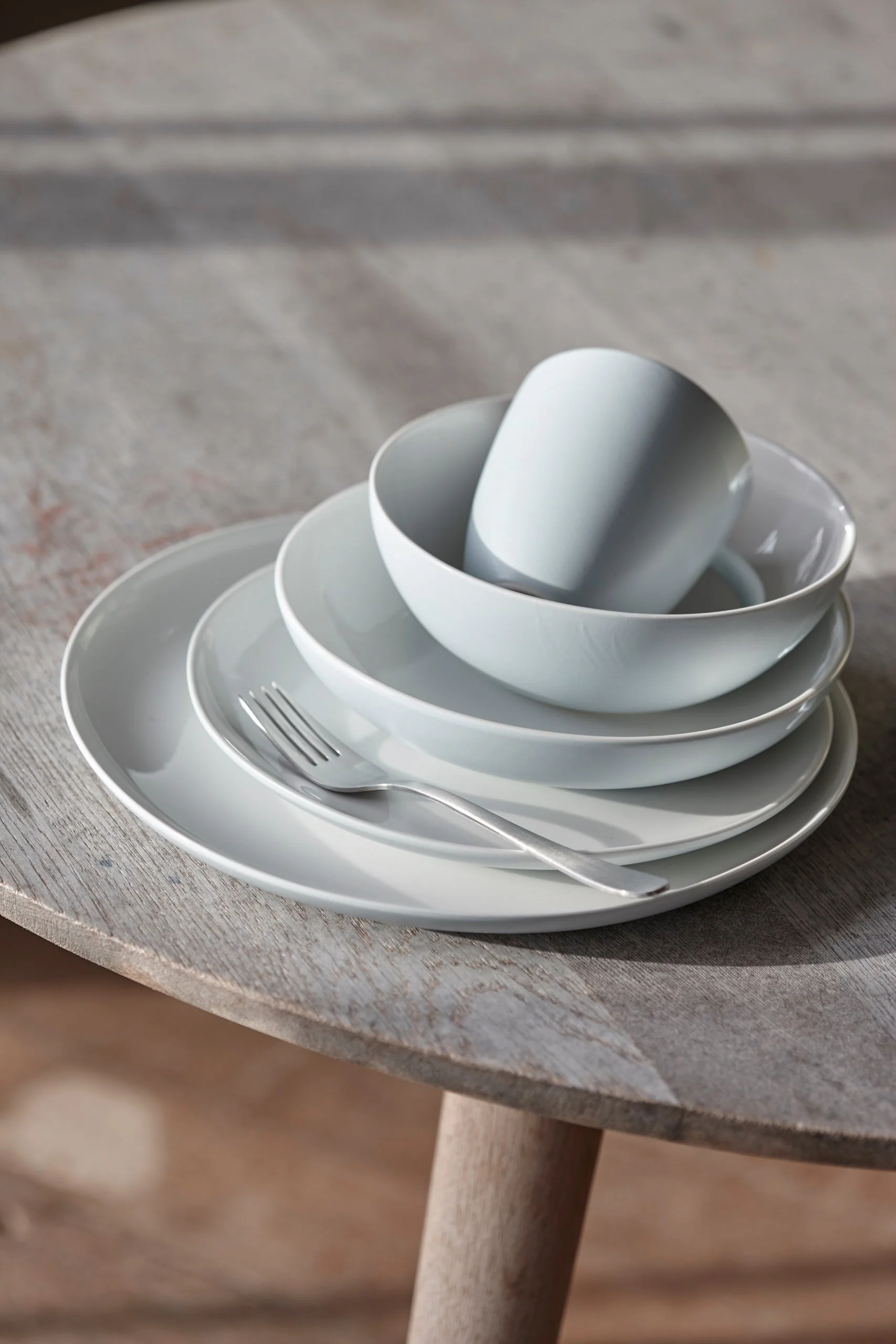 Procida 4-piece place setting - Blue - Image 7