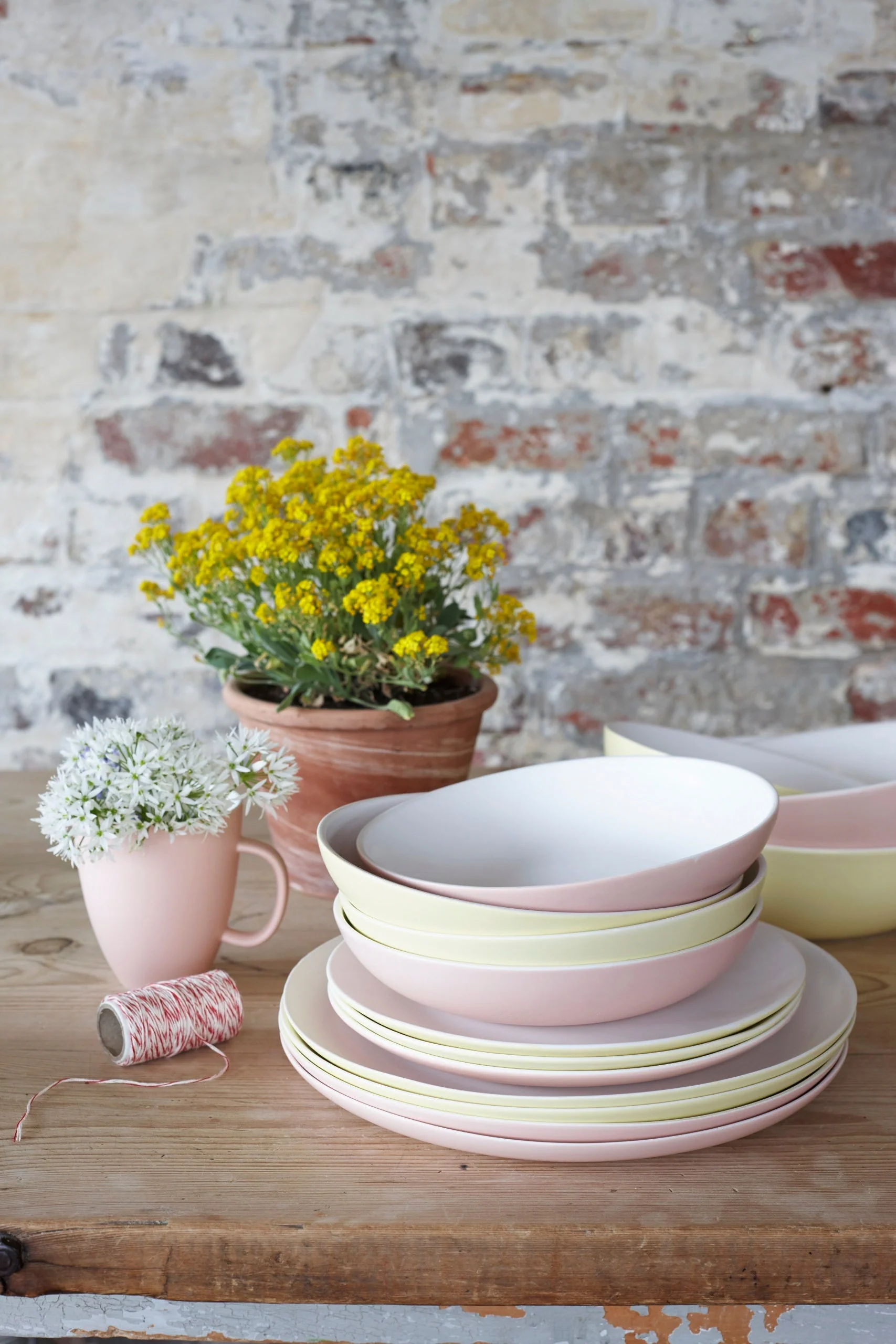 Procida 4-piece place setting - Yellow - Image 6