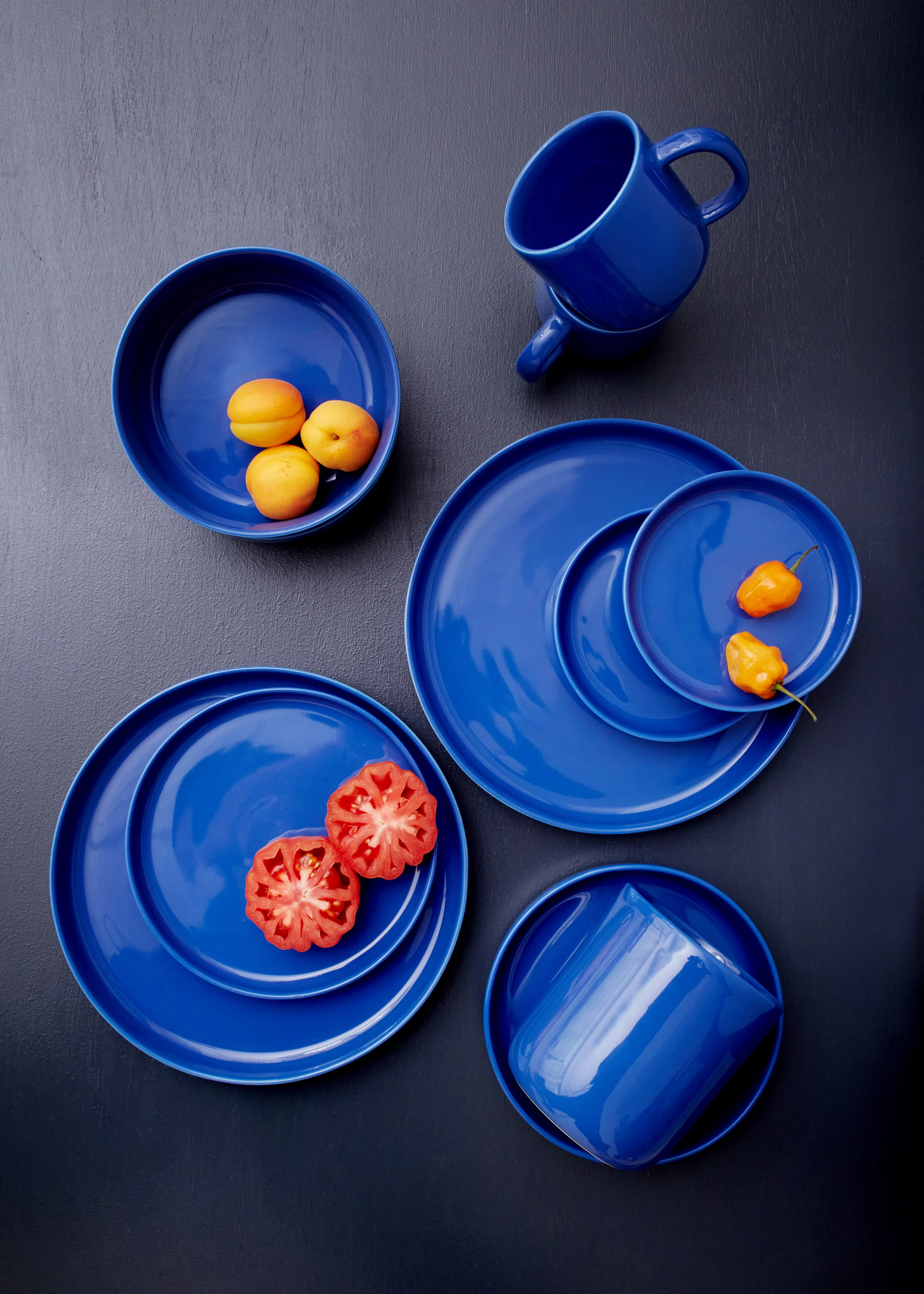 Reims Medium Plate - Set of 4 - Mediterranean - Image 5