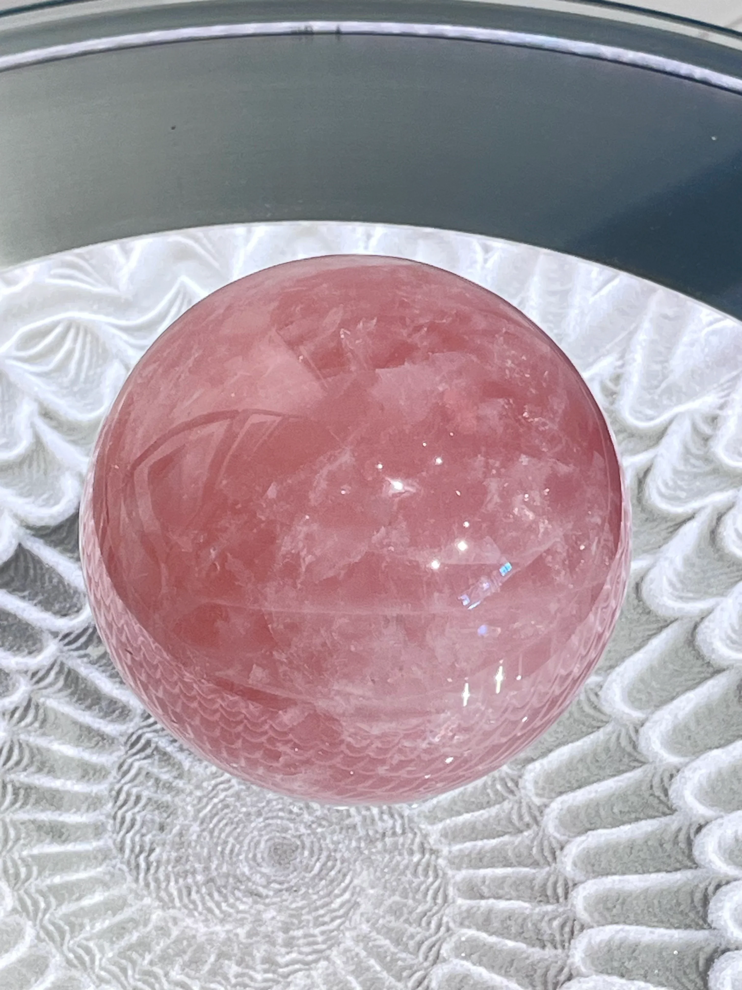 Rose Quartz Sphere - Image 3