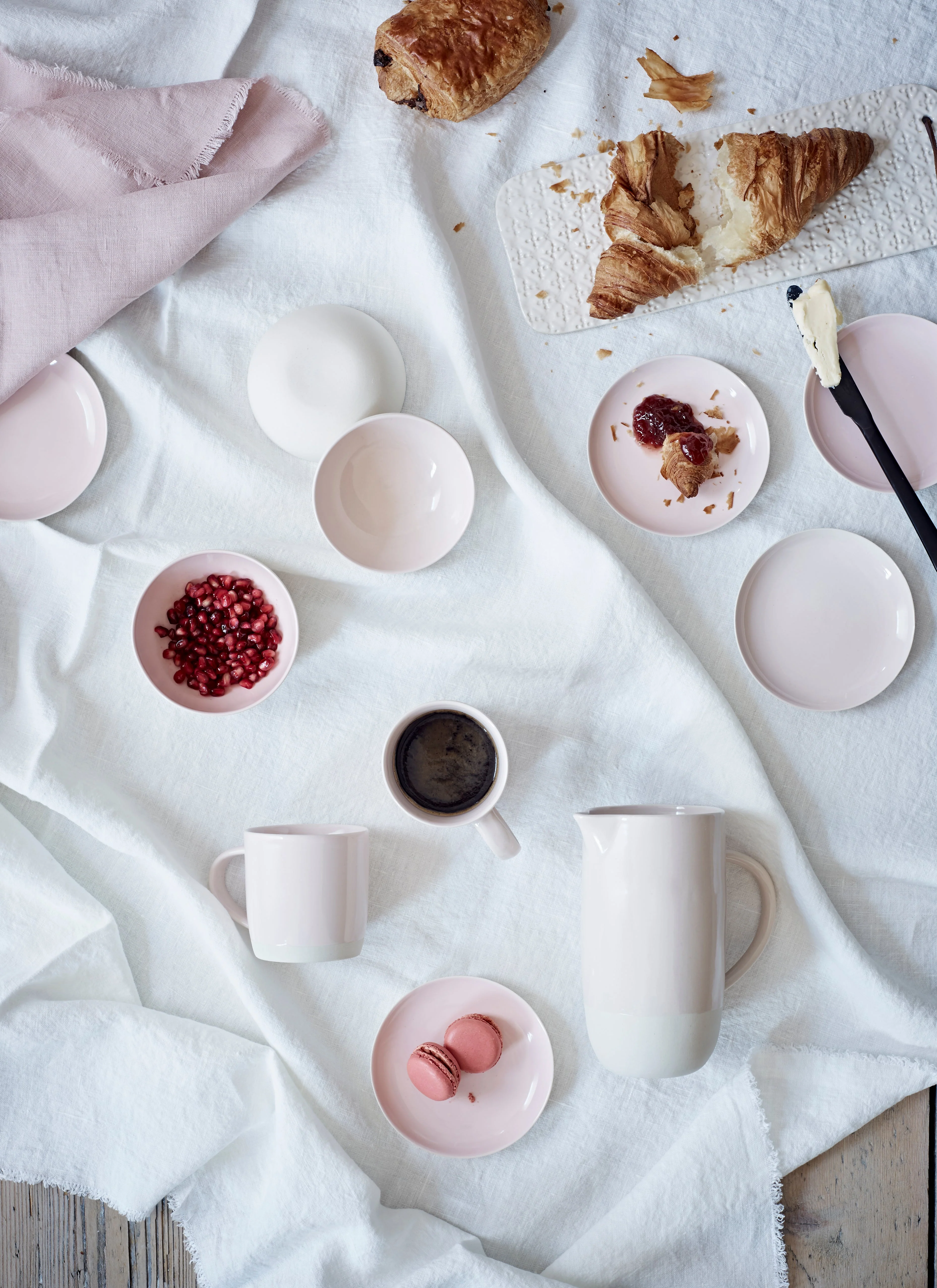 Shell Bisque 4-piece place setting - Soft Pink - Image 7