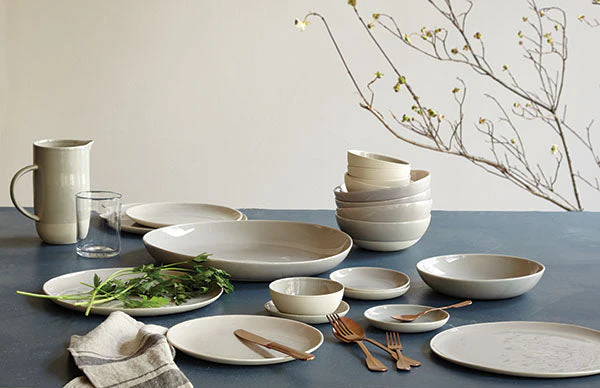 Shell Bisque Pasta Bowl White - Set of 4 - Image 4