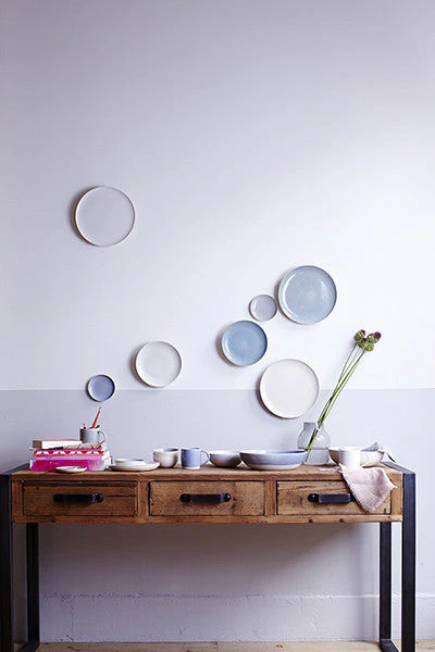 Shell Bisque Salad Plate Grey - Set of 4 - Image 5