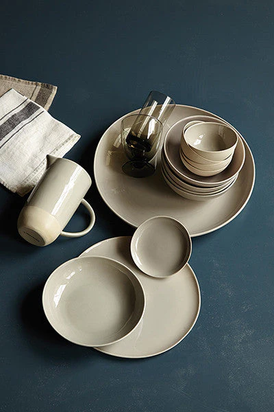 Shell Bisque Tidbit Plate Blue - Set of 4 - Image 7