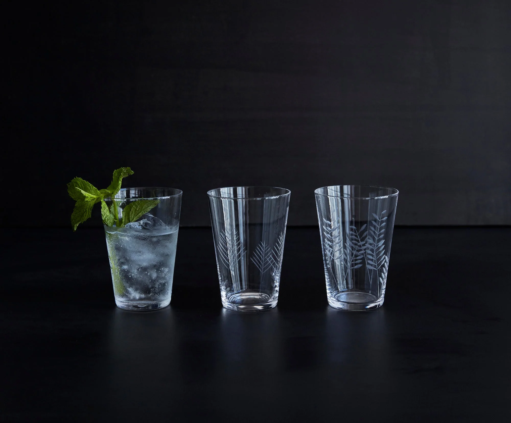 Sienna Etched Water Glasses - Set of 6 - Image 6