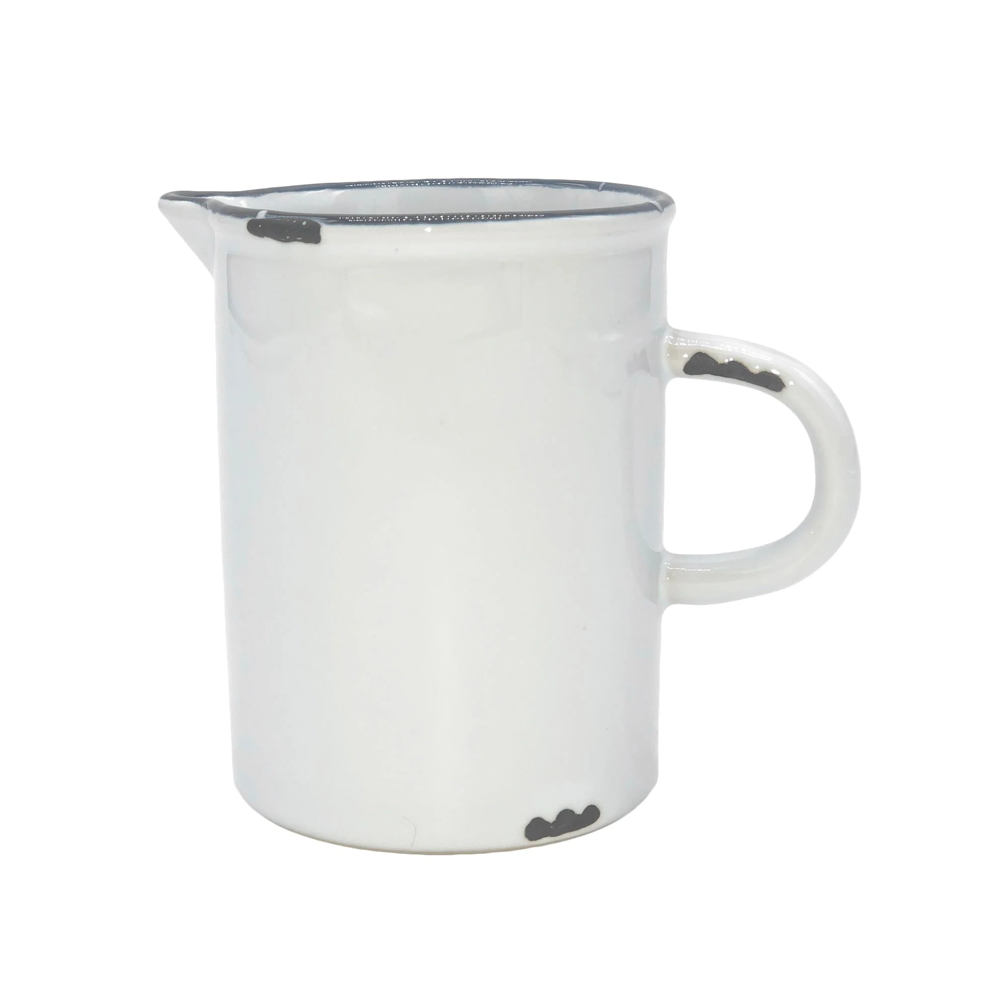 Tinware 7-Piece Prep Set- White w/ Slate Rim - Image 4