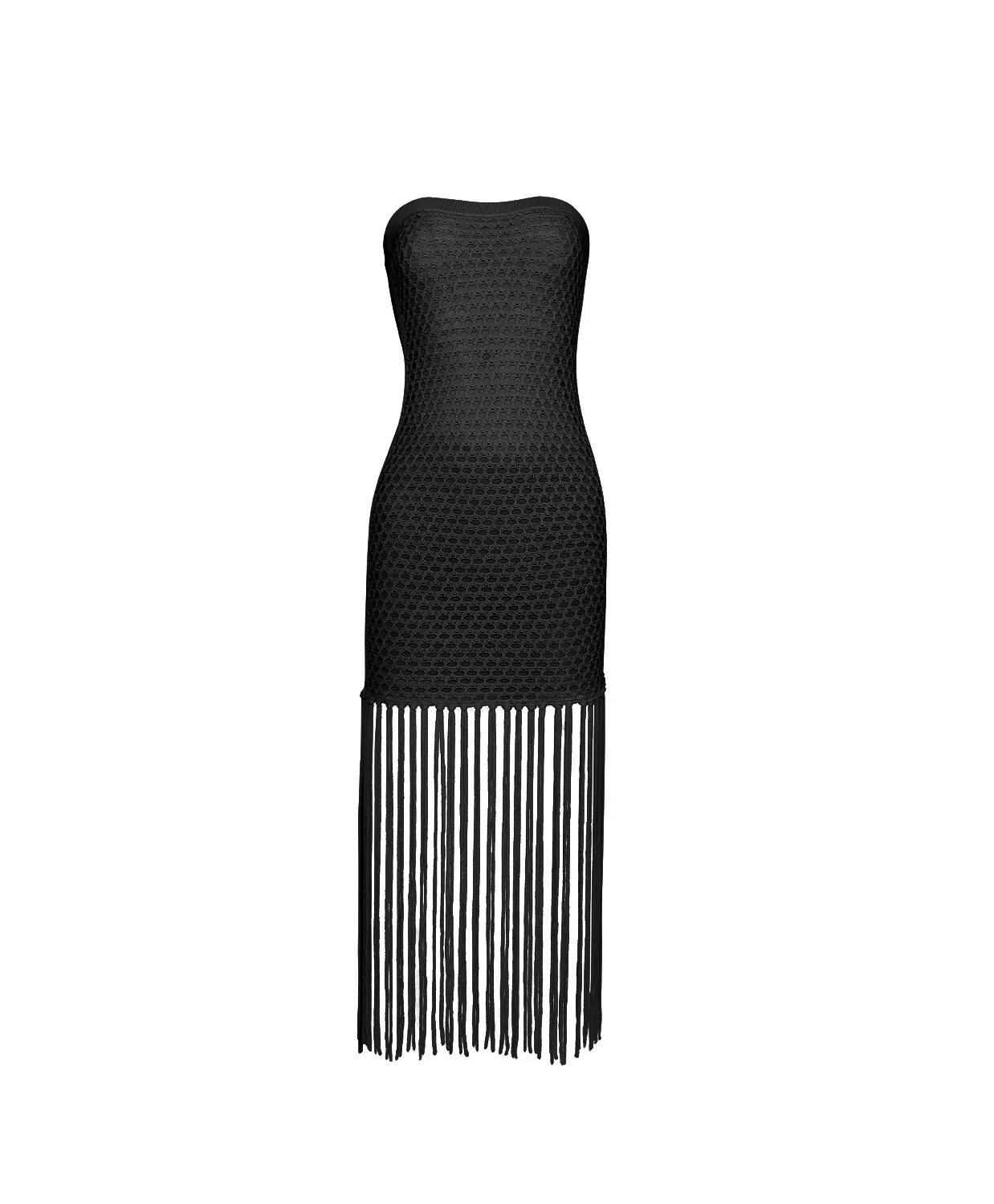 Vanessa Strapless Fringe Dress - Image 4